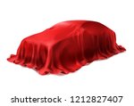 vector realistic car covered... | Shutterstock .eps vector #1212827407
