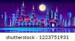 Vector Background With Night...