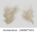 cloud of dust  cigarette smoke  ... | Shutterstock .eps vector #1483877651