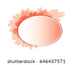  red oval background with an... | Shutterstock .eps vector #646437571