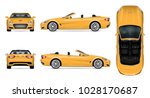 car vector mock up. isolated... | Shutterstock .eps vector #1028170687