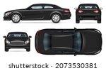 sports car vector mockup on... | Shutterstock .eps vector #2073530381