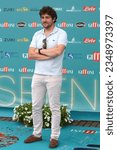 Small photo of GIFFONI VALLE PIANA,ITALY - July 25,2023 : Tobia Passigato at Giffoni Film Festival 2023 - on July 25, 2023 in Giffoni Valle Piana, Italy.