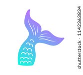 Mermaid Tail Vector Graphic...
