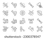 bone icon set. it included the...