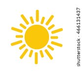 sun icon. trendy vector summer... | Shutterstock .eps vector #466131437