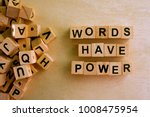 Words Have Power Word Cube On...