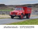 Small photo of Kirkby Stephen, Cumbria/England - April 4th 2015: 1963 Bedford J Type of Alan Sturge of Audley, Stoke-on-trent viewed near Crosby Garrett Cumbria.