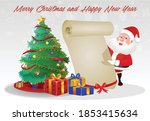 cartoon christmas santa claus ... | Shutterstock .eps vector #1853415634