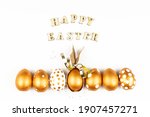 easter festive decoration. top... | Shutterstock . vector #1907457271