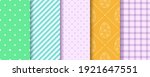 Set Of Easter Seamless Patterns ...