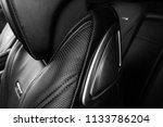 modern luxury car inside.... | Shutterstock . vector #1133786204