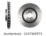 Car Brake Disc Isolated On...