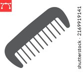 hair brush glyph icon ... | Shutterstock .eps vector #2169919141