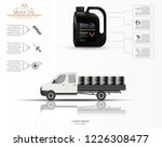 is the engine oil. infographics ... | Shutterstock . vector #1226308477