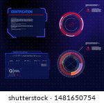 abstract technology... | Shutterstock .eps vector #1481650754