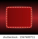 theater marquee isolated on... | Shutterstock .eps vector #1567600711