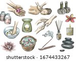 colorful hand drawn sketch of... | Shutterstock .eps vector #1674433267