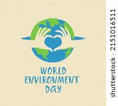 world environment day logo for... | Shutterstock .eps vector #2151016511
