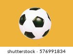 football ball white and black... | Shutterstock . vector #576991834