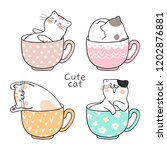 Draw Character Design Cute Cat...