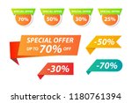 vector collection of special... | Shutterstock .eps vector #1180761394