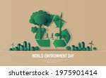 world environment day  a couple ... | Shutterstock .eps vector #1975901414