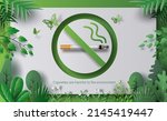 world no tobacco day  campaign... | Shutterstock .eps vector #2145419447