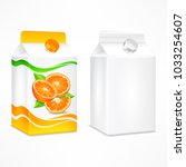 packages for juice  cardboard... | Shutterstock .eps vector #1033254607