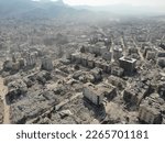 Small photo of Antakya, Hatay, Turkey Drone Footage - February 16th, 2023: Turkey Earthquake, Kahramanmaras, Gaziantep, Adana, Hatay, Adiyaman February 2023, Earthquake Scenes