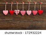 Gingham love valentine's hearts ...