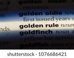 Small photo of golden rule golden rule concept.