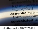 Small photo of convoke word in a dictionary. convoke concept