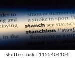 Small photo of stanch word in a dictionary. stanch concept.