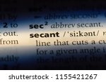 Small photo of secant word in a dictionary. secant concept.