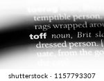 Small photo of toff word in a dictionary. toff concept.