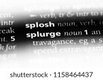 Small photo of splurge word in a dictionary. splurge concept.