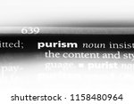 Small photo of purism word in a dictionary. purism concept.
