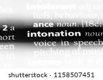 Small photo of intonation word in a dictionary. intonation concept.