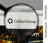 Small photo of Milan, Italy - August 10, 2017: CoStar Group logo on the website homepage.