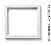 close up of  a white wood frame ... | Shutterstock . vector #241470751