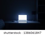 Room Illuminated By A Computer...