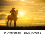   Silhouette Cowboy On...