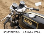 Norton Motorcykel Styre Gratis Stock Bild - Public Domain Pictures