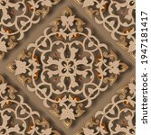 3d damask seamless pattern.... | Shutterstock .eps vector #1947181417