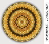 Abstract Gold 3d Sunflower....