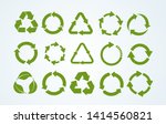 big set of recycle icon.... | Shutterstock .eps vector #1414560821
