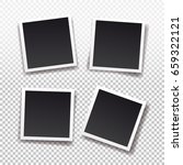 set of square frame template... | Shutterstock .eps vector #659322121