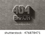 Error 404 - page website not found 