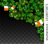 vector clover leaf  and ireland ... | Shutterstock .eps vector #1318072871